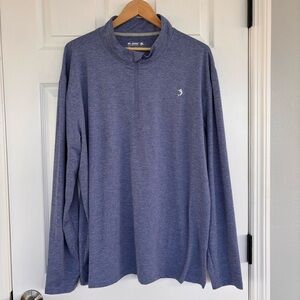 Reel Legends Heathered Blue Long Sleeve Shirt